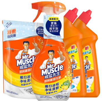 Mr Muscle 威猛先生 超值套装 厨房重油污净