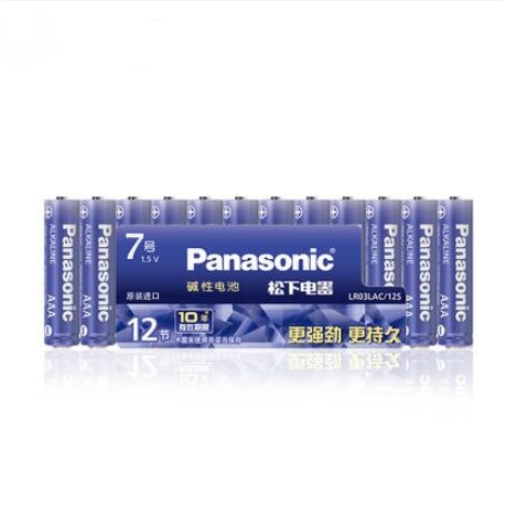 Panasonic 松下 原装进口7号数码碱性电池12粒