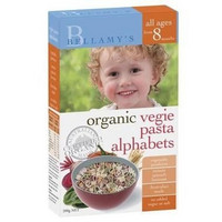 Bellamy 贝拉米 婴幼儿辅食有机蔬菜字母意面 8月+ 200g*3盒 *2件