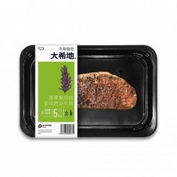 大希地hitomorrow 香草黑胡椒草饲西冷牛排(贴体装) 130g