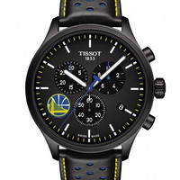 热血不熄NBA：TISSOT 天梭 Chrono XL NBA T116.617.36.051.02 男士时装腕表 金州勇士队款