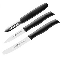 ZWILLING 双立人 38738-000 厨房多功能三件套刀 黑色 *3件