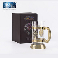 新品发售：blizzard 暴雪 魔兽世界 复古金属啤酒杯 联盟徽记/部落徽记 正版周边