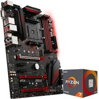 msi 微星 X470 GAMING PLUS 主板+AMD 锐龙 7 2700X CPU 板U套装