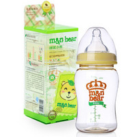 咪呢小熊（M＆N BEAR）宝宝宽口径PPSU实感奶瓶 婴儿防爆防摔奶瓶200ml