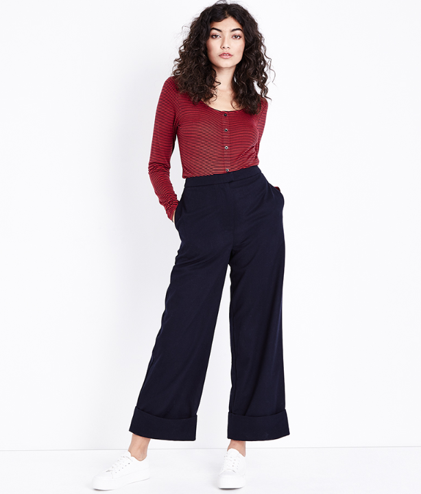 NEW LOOK 569138169 女士条纹修身T恤