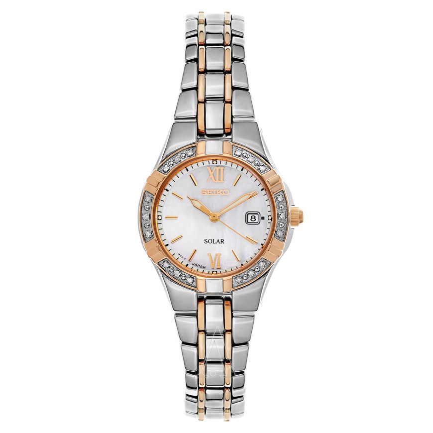 SEIKO 精工 Diamond SUT146 女士太阳能腕表
