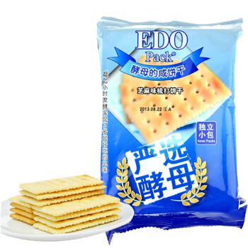 EDO pack 酵母的咸饼干 100g 芝麻味 