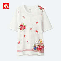 UNIQLO 优衣库 凡尔赛玫瑰 410599 女士T恤