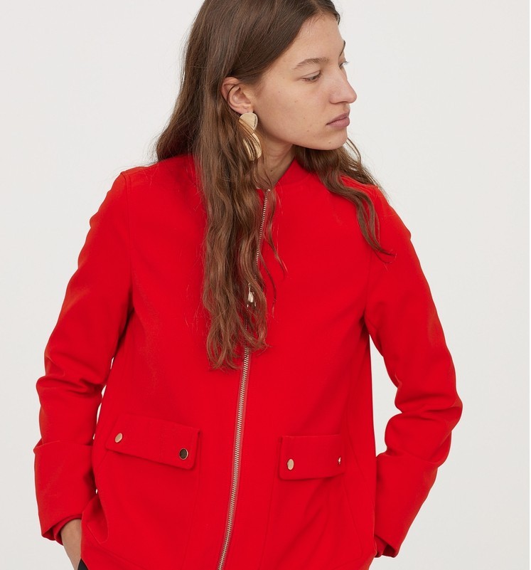 H&M HM0584928 女士直筒简约外套