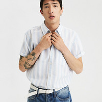 AEO American Eagle 2154_1171 男士条纹短袖衬衫