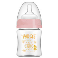  ABQ 艾贝琪 AT102-4 宽口玻璃奶瓶 120ml 粉色