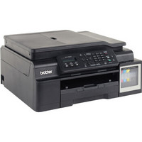 Brother 兄弟 MFC-T800W 喷墨一体机 (打印 扫描 复印 传真、A4、无线，USB，移动APP打印、墨盒、家庭打印，照片打印，家庭办公，小型商用、墨仓/加墨式打印)