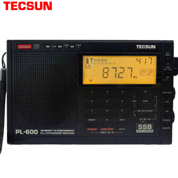 TECSUN 德生 PL-600高考收音机全波段英语四六级听力考试调频FM短波pl600
