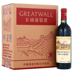 greatwall长城葡萄酒长城干红葡萄酒优级解百纳750ml6支红酒整箱装