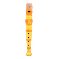 德国可来赛Classicworld 木制笛子竖笛乐器儿童男孩女孩早教启蒙益智玩具4060桔色