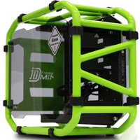 迎广（IN WIN）D-FrameMini 绿色 开放式机箱（支持MINI ITX主板/钢化玻璃/双面侧透/支持水冷/U3 x2）
