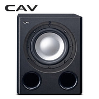 CAV Q3BN家庭影院音响低音炮 木制箱体 音响 音箱（黑色）
