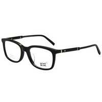 Montblanc 万宝龙 男款黑色全框镜框黑色镜腿光学眼镜架眼镜框MB 638-F 001 54MM