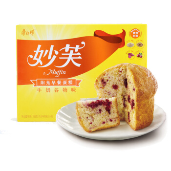 康师傅 妙芙 阳光早餐蛋糕(192g,牛奶谷物味)