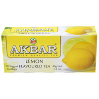 AKBAR 阿客巴 斯里兰卡进口 阿客巴（AKBAR） 柠檬味红茶 （调味茶）40g（ 20*2g）/盒 斯里兰卡进口