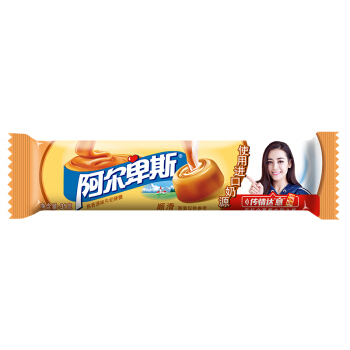 阿尔卑斯alpenliebe原味牛奶糖条形31g条40件