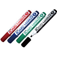 普乐士（PLUS）4色（黑、红、蓝、绿） 普乐士白板笔 （3套/包）
