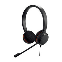 捷波朗(Jabra)双耳话务耳机头戴式耳机客服耳机呼叫中心耳麦Evolve 20 MS USB被动降噪可连电脑