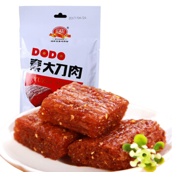 宇仔 休闲零食 素大刀肉 辣条孜然味亲嘴烧片 112g/袋