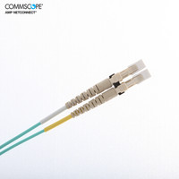 康普 原装光纤跳线（2米）LC-LC双工多模OM3跳线 2105027-2（原安普布线品牌）