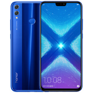 商品huawei 华为 荣耀8x 智能手机 魅海蓝 6gb 128gb