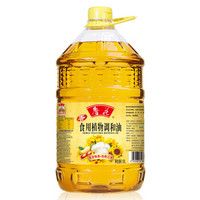 鲁花 非转基因 物理压榨 植物食用调和油 6.18L