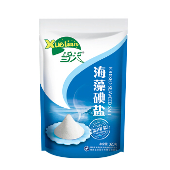 xuetian 雪天 海藻碘盐 320g