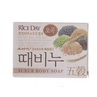 韩国狮王 米时代 五谷去灰皂100g 大米香皂清洁去油 保湿滋润(韩国进口) *10件
