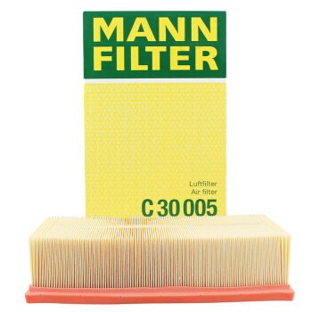 曼牌滤清器 曼牌（MANNFILTER）空气滤清器空气滤芯C30005M途观L迈腾高尔夫7凌渡途安L途观L速派