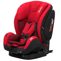 惠尔顿（Welldon） 宝宝汽车儿童安全座椅 ISOFIX硬接口  可座可躺  9个月-12岁全能宝3 宝石红