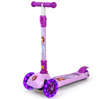 Disney 迪士尼 兒童滑板車閃光可折疊升降 3-8歲 索菲亞