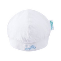 全棉时代 婴儿针织帽 38-40cm 白色 1个装