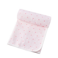全棉时代 隔尿垫婴儿纱布复合隔尿垫 90*70cm 粉色小花朵 1条装