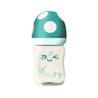 乐儿宝 （bobo） 奶瓶 宽口径 新生儿奶瓶 PPSU蘑菇奶瓶（160ml蓝色）0-3个月