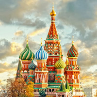 东航直飞 上海-俄罗斯莫斯科+圣彼得堡9天7晚跟团游