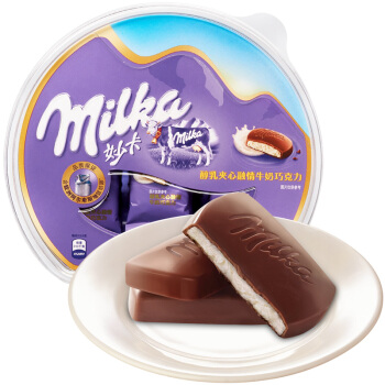 Milka 妙卡 醇乳夹心融情牛奶巧克力