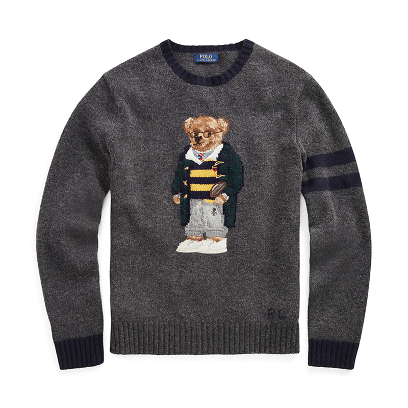 拉夫劳伦RALPH LAUREN RL10774 Polo小熊图案羊毛衫