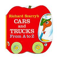 移动专享： 《Richard Scarry's Cars and Trucks: From A ToZ  斯凯瑞：汽车与货车》英文原版纸板书