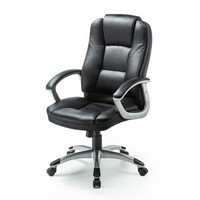 山业   皮革电脑椅 可升降办公椅子 椅子办公用 厚实头枕 EEX-CH43