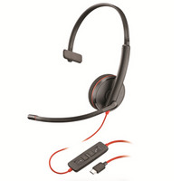Poly 博诣 缤特力（Plantronics）C3210 USB-C单耳办公话务耳机耳麦/带线控