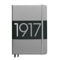 德国进口灯塔leuchtturm 1917 日记本笔记本子 百年款限量版 手帐本记事本学生文具礼品 A5 245页 银色