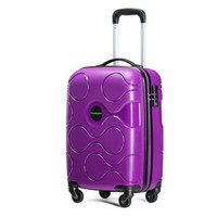 卡米龙Mapula系列波点硬箱万向轮拉杆箱箱子密码箱行李箱女旅行箱男AM6*91006紫色24英寸