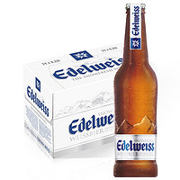 Edelweiss 爱德维斯 白啤酒 经典旋盖开瓶 330ml*24瓶 整箱装 