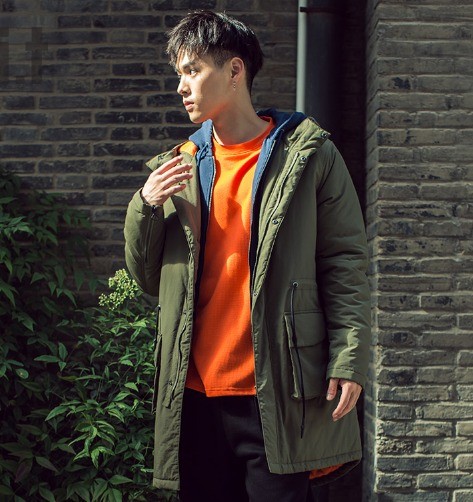 UNDER GARDEN UGNJKC7504XAB-YS 男士连帽棉服